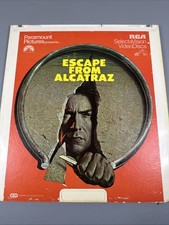 Escape From Alcatraz 1979 CED RCA SelectaVision Videodisc