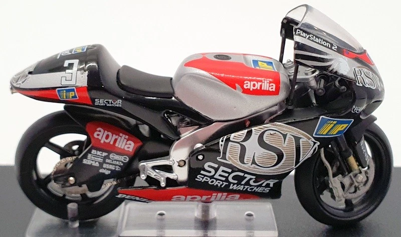 Altaya 1/24 Scale Model Motorcycle AL28014 - 2002 Aprilia RSV250 Marco Melandri - Image 3 of 4