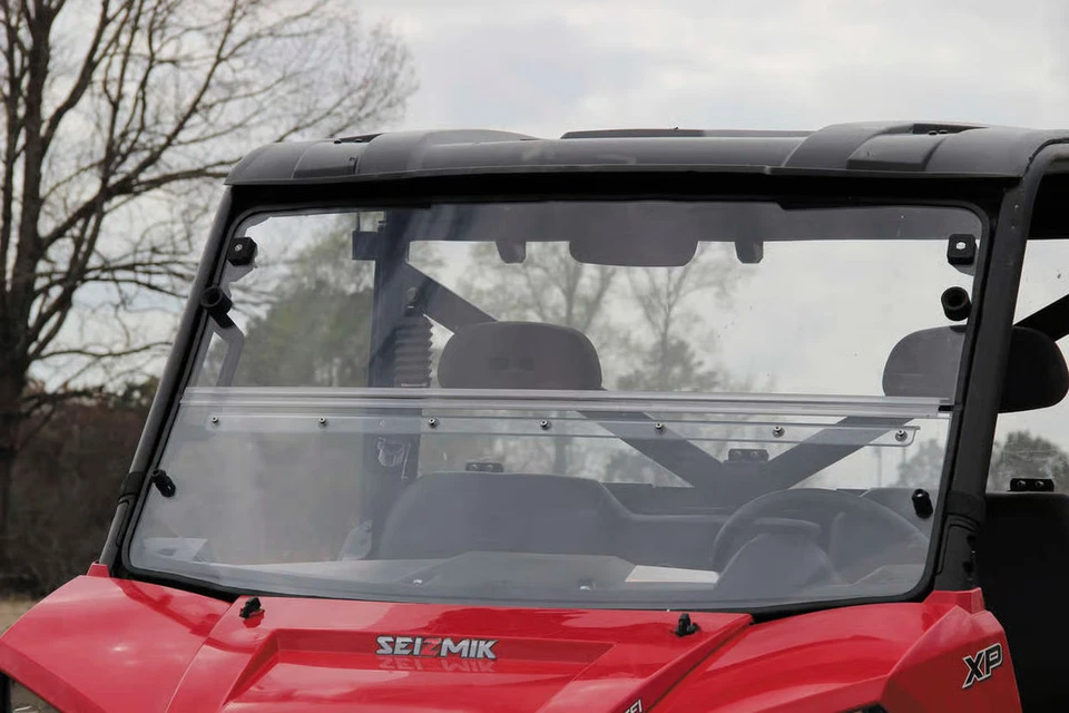 Parabrisas plegable Seizmik Versa-Fold Polaris Ranger tamaño completo XP 900 570 24001 Foto 2 de 4
