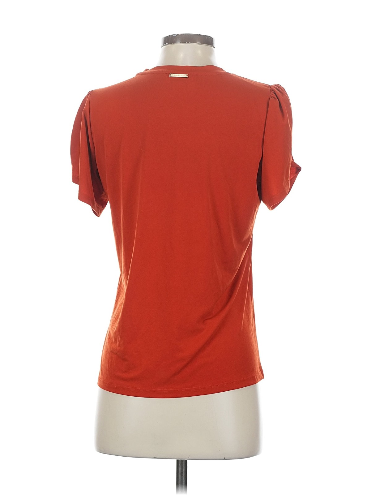 MICHAEL Michael Kors Women Orange Short Sleeve Top S thumbnail 2