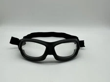 Kleenguard Eyewear "Wildcat" Goggle Protection Clear Anti-Fog Lens. Latex- Black