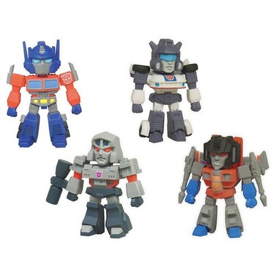 Transformers Bitfig Part 1 Collection Optimus Prime, Megatron, Jazz, Starscream
