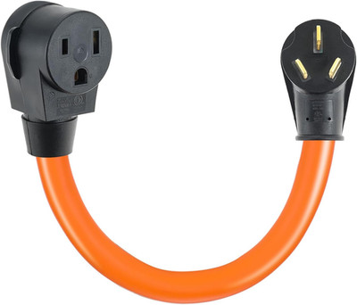 NEMA 10-50P to 6-50R Welder Adapter Cord, 50Amp 3 Prong Range Stove Oven to 50Am