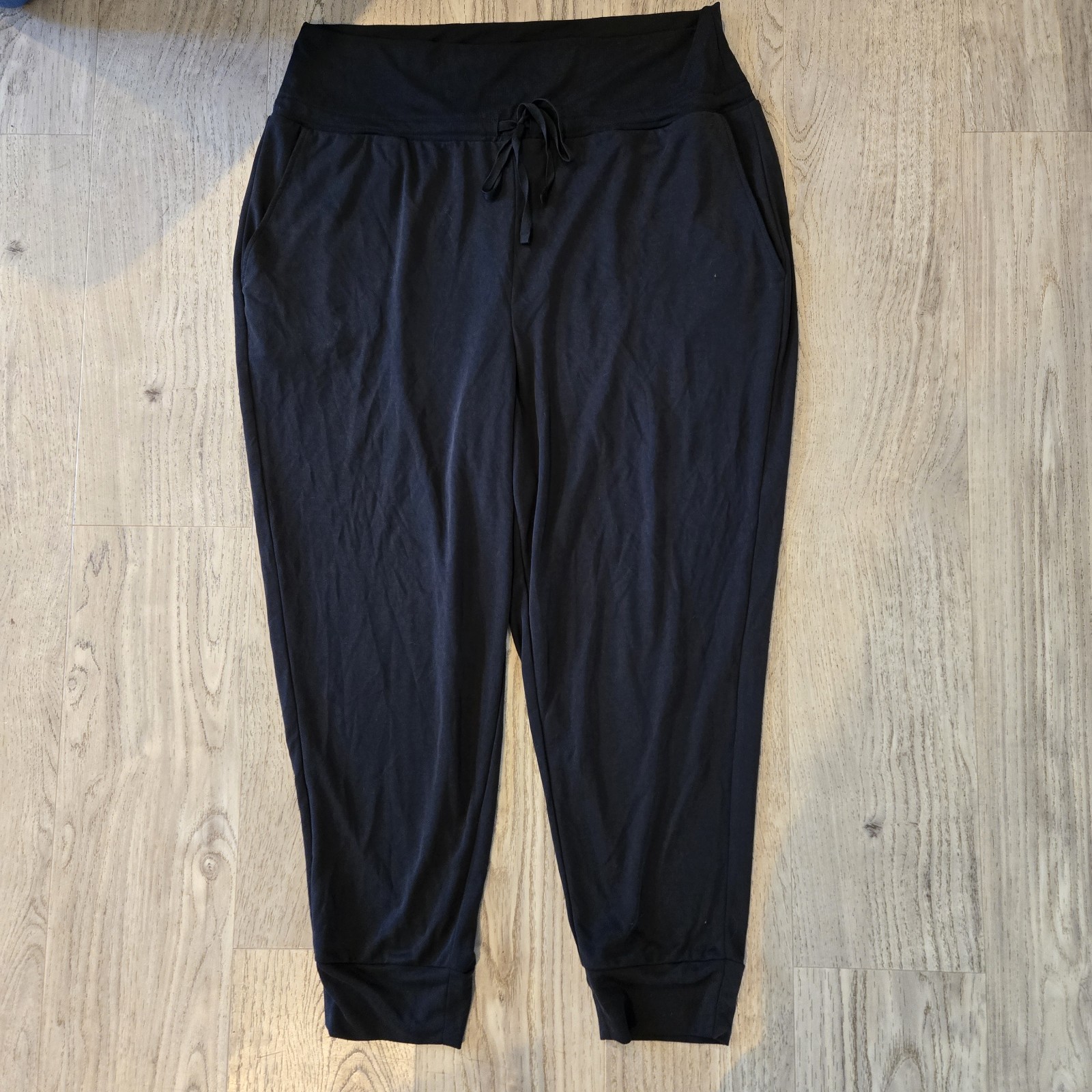 Fabletics Black Sleek Knit Drawstring Jogger Pant… - image 9
