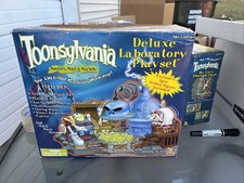 Vintage 1998 Toy Island Toonsylvania Deluxe Laboratory Playset New in Open Box