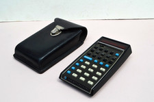Hewlett Packard hp- 35 scientific LED calculator 1971, hard cowhide hp case