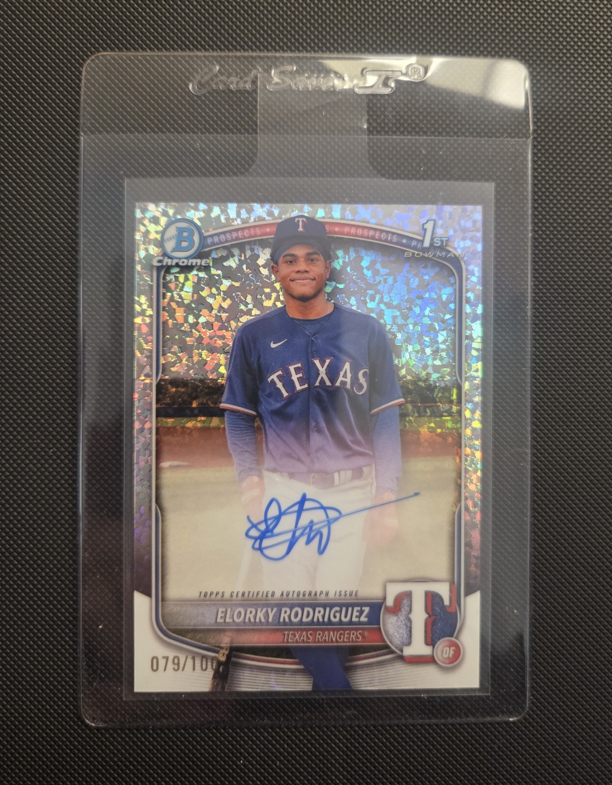 2025 Bowman Chrome Elorky Rodriguez Mini Diamond 1st Auto #d /100 🔥 