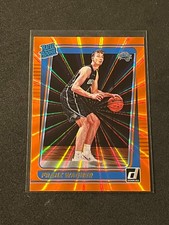 2021-22 Panini Donruss Franz Wagner Rated Rookie Holo Orange Laser #235