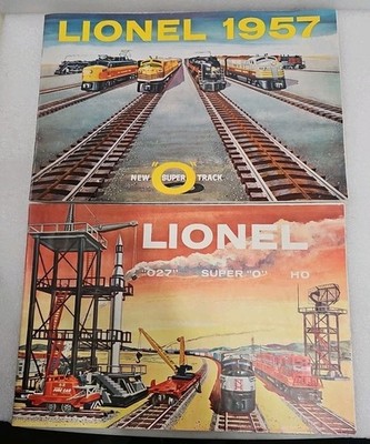 Lionel Trains 1957 Catalog Brochure Super O, Plus 1 More (P5)