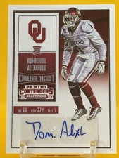 2016 Panini Contenders Draft Picks - College Ticket Dominique Alexander #216