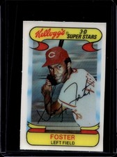 1978 Kellogs 3D Superstars #10 George Foster, Ex/Nm, Cincinnati Reds