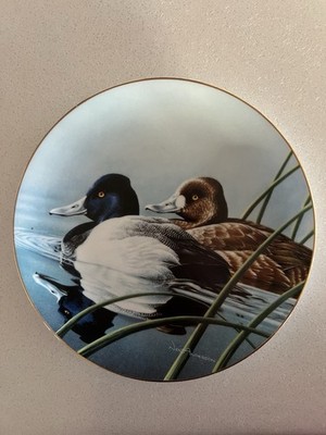 W. S. George The Lesser Scaup Collector Plate Porcelain Limited Edition