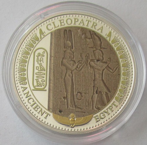 Salomonen 2 Dollars 2015 Ancient Egypt Kleopatra Silber - 第 1/2 張圖片