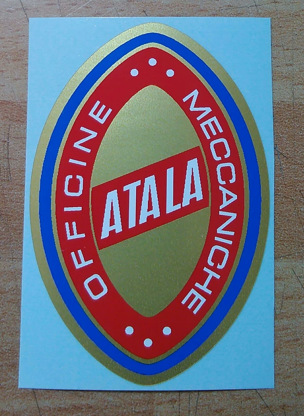 sticker adesivo per bici da corsa vintage Atala ORO