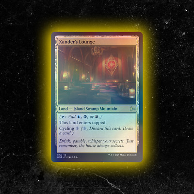 FOIL - Xander's Lounge - Custom Magic: The Gathering Card - High-Quality