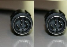 Din 8 (Large Din) 8 pin Male-Male 12 ft cable