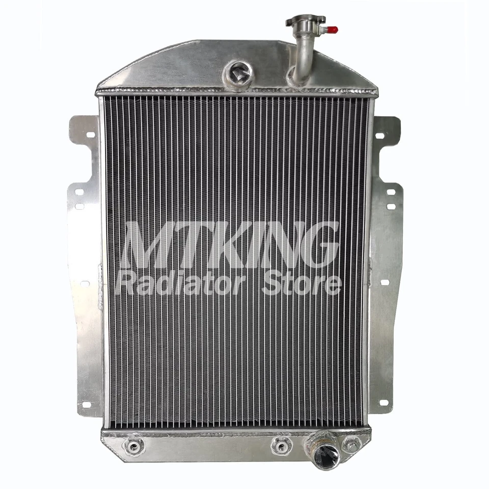 Aluminum Radiator for Fit Chevy/GMC Pick up/Truck Small Block V8 AT 1937-1938 - Imagem 2 de 4