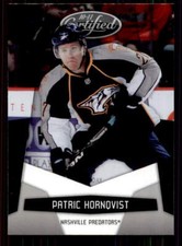 2010-11 Panini Certified #81 Patric Hornqvist Nashville Predators