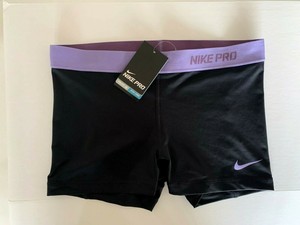 purple nike compression shorts