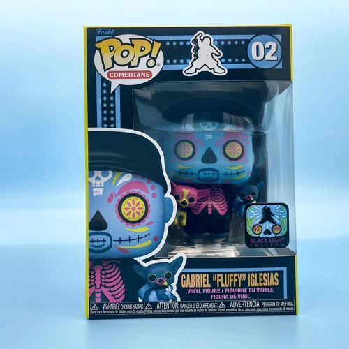 Blacklight Gabriel Fluffy Iglesias PoP - 2022 Funko fundays - Sugar Skull m2