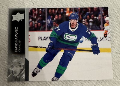 2021-22 Upper Deck #424 Travis Hamonic Vancouver Canucks NHL Hockey Card