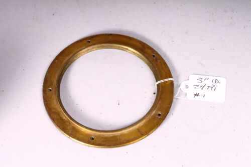 3 INCH LENS MOUNT FLANGE FOR ANTIQUE BRASS BARREL LENS 24 THREADS PER INCH #1 - Picture 1 of 3