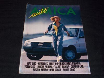 1983 APRIL 19 AUTO AMICA MAGAZINE - VINTAGE FASHION PAGES ITALIAN TEXT - H 23