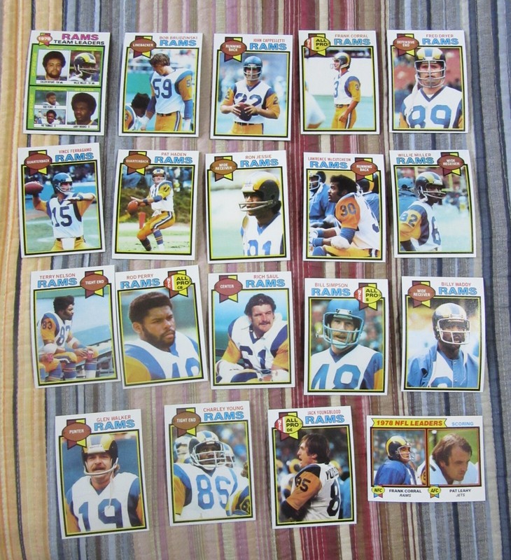 1979 Topps Football 🏈 Team SET 19 Los Angeles LA RAMS NM/MT HOF RCs📸AS PICX📷
