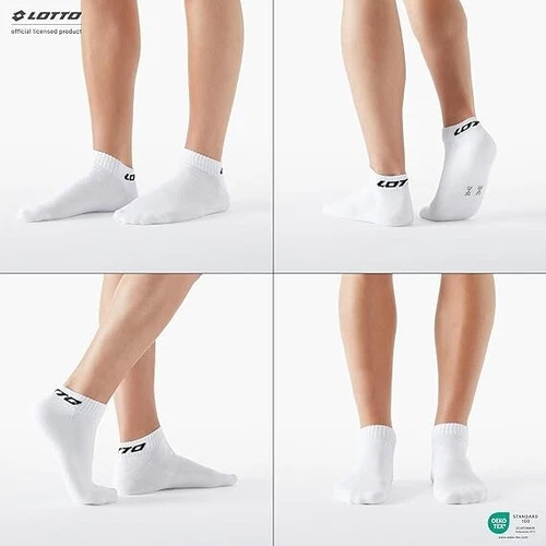 Lotto, 12 Paia di calze tecniche uomo/donna in cotone con soletta in micro fibra