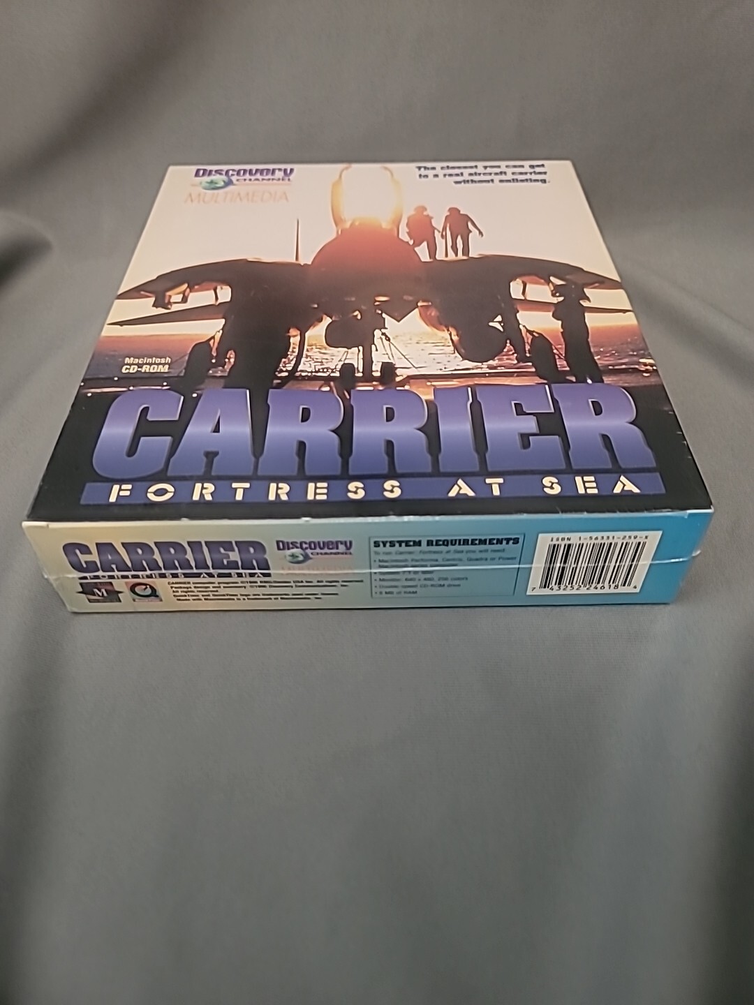 NEW Carrier Fortress at Sea PC Big Box Aircraft Carrier SIM Discovery Channel