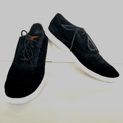 Cole Haan Womens Size 10 Grand OS Oxford Black Suede Lace Up 