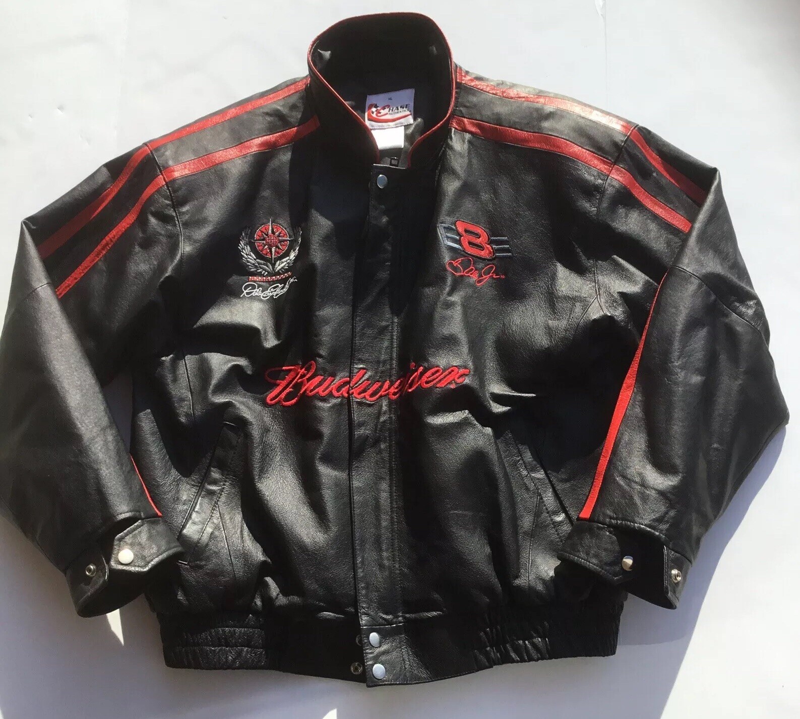 Leather Jacket Mens Dale Earnhardt Sr 