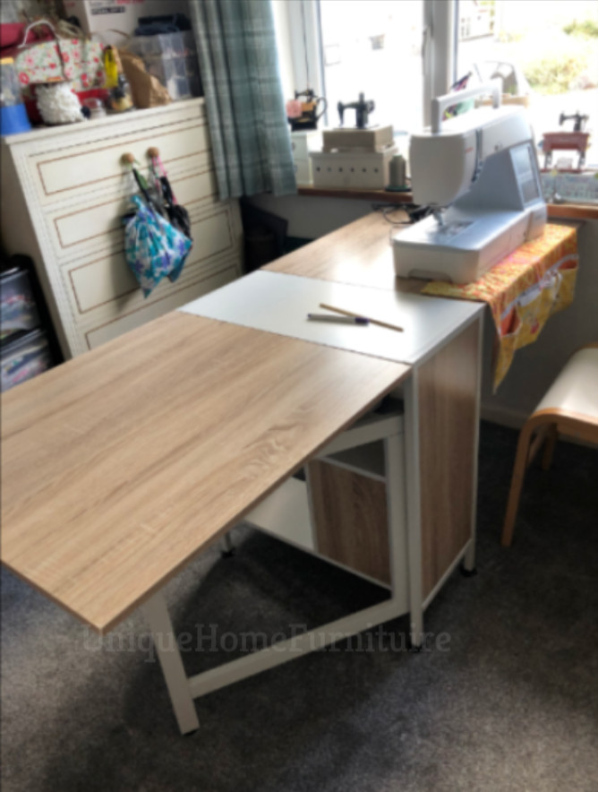 HOMCOM Mobile Folding Drop Leaf Table: Space-Saving Elegance 9 Drop Leaf Dining Table Large Folding Desk Space Saving Kitchen Storage Breakfast