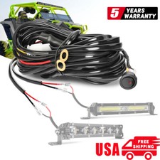 Dual Row 15202428334248 Led Light Bar Spot Flood Combo Truck Suv Offroad