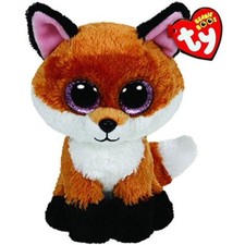 Ty Beanie Boos❤️SLICK The Beautiful Fox 6" Stuffed Plush New MWMT's