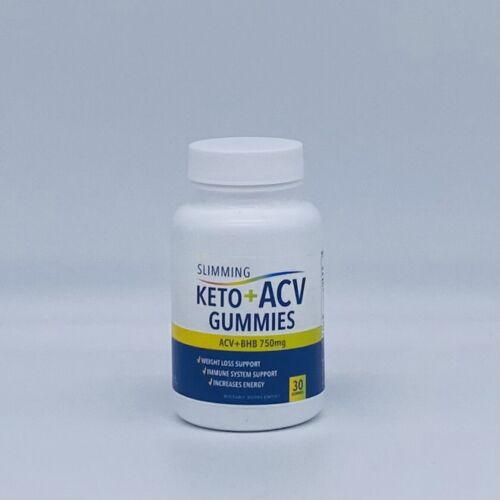 1 Bottle Keto + ACV Gummies Slimming, Immune System Support, Energy 30 Gummies