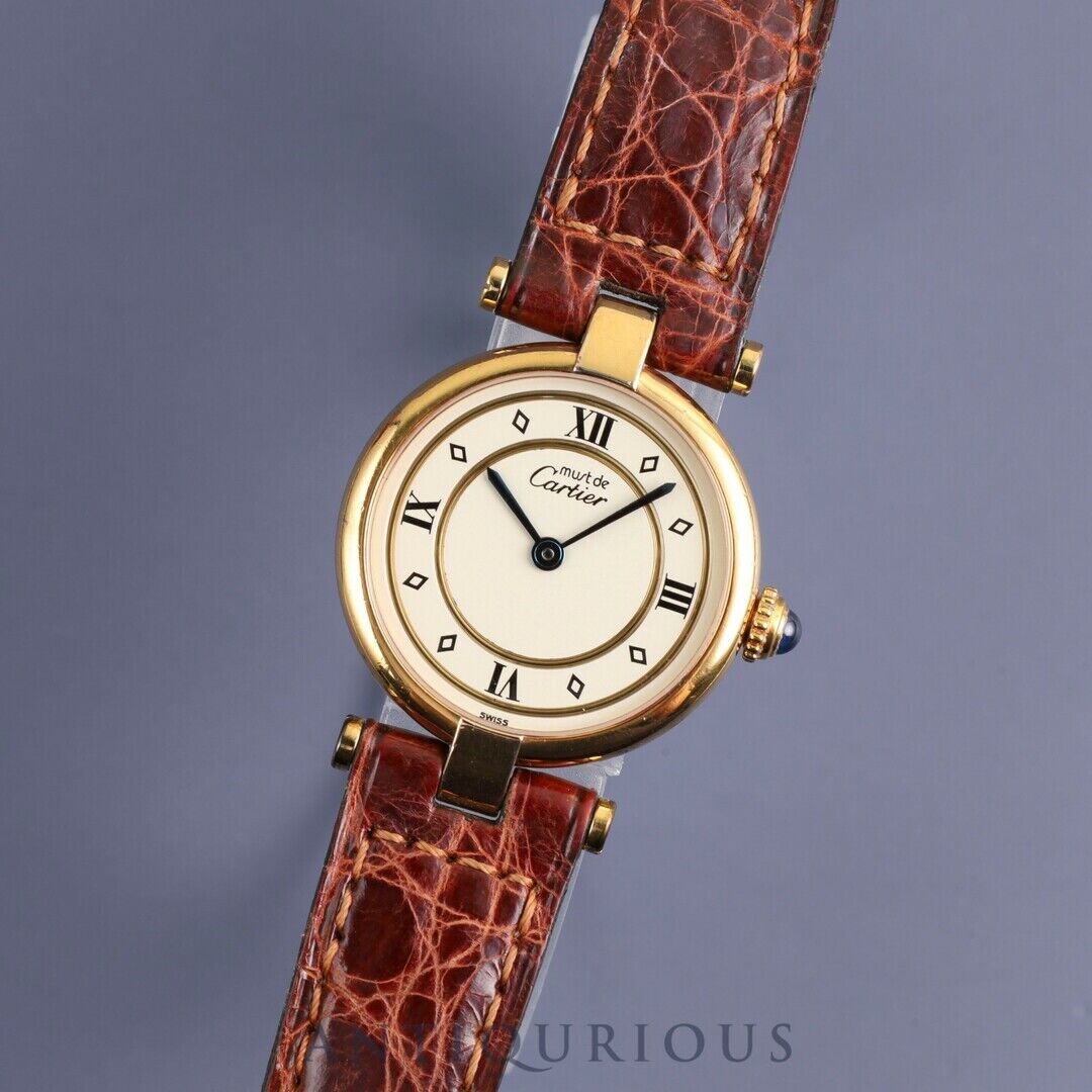 人気定番の Must Cartier Vendome SV925 Cal.90 Quartz 590004 SM VLC その他
