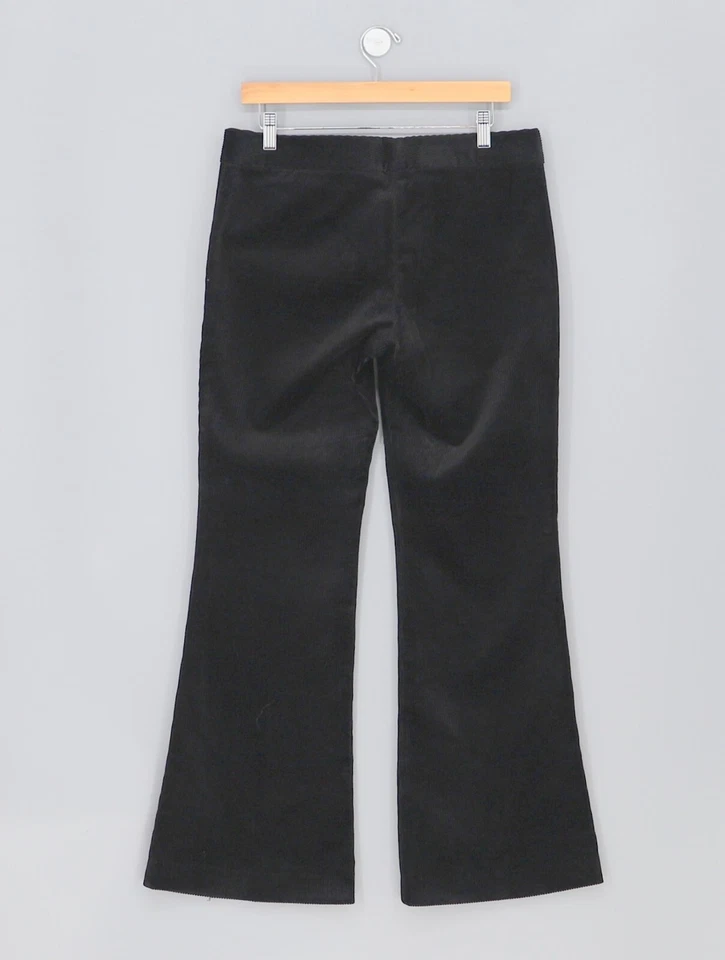 Pantalones acampanados de pana negros para mujer THEORY talla 8 Foto 2 de 4