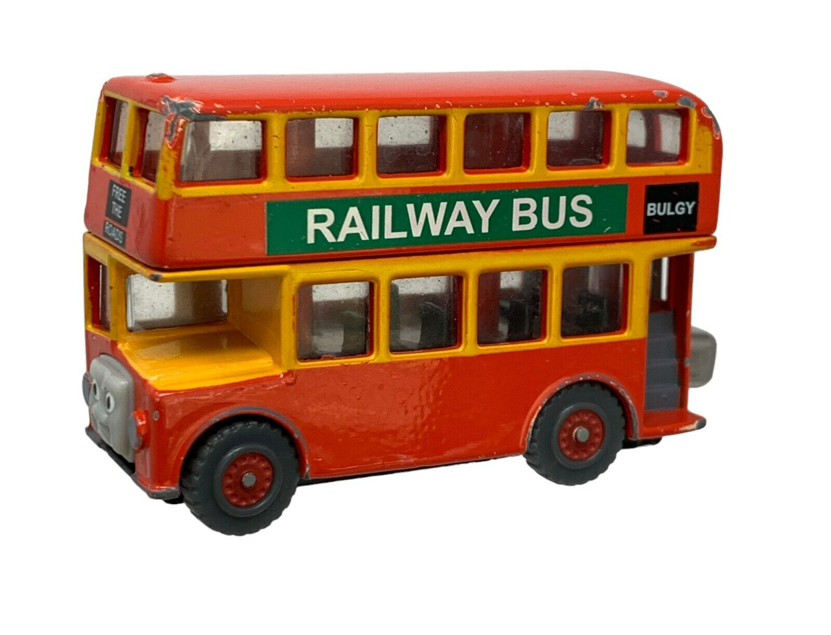 THOMAS FRIENDS Bulgy Railway Bus Anti-Rail League Diecast Double