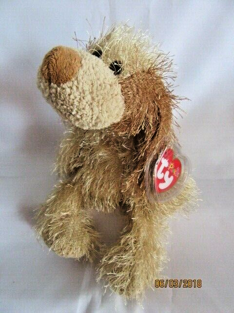 TY BEANIE PUNKIES - SHREDS - SHAGGY DOG - MINT CONDITION - RETIRED WITH TAGS