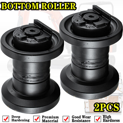 2Pcs Track Bottom Roller For Kubota KX71-3S KX71-3 Excavator Undercarriage