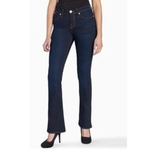 Rock  Republic Women's Kendra Curvy Bootcut Jeans Blue Denim Size 14