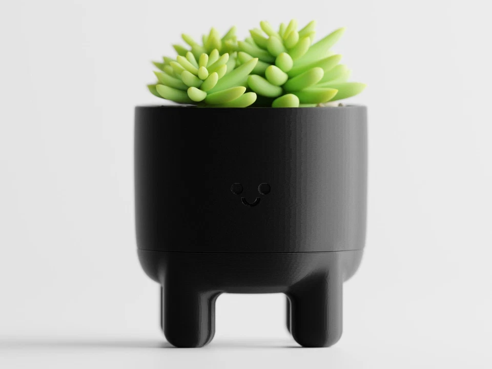Smooth Planter Melo ---------Black - Image 4 of 4