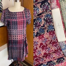 Thakoon Addition Sz 4 Tunic Dress multicolor flower floral side detail