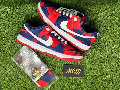 Nike Dunk Low USA World Cup USMNT El Classico Men's 9 Red White Blue Kit Shoes