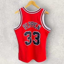 SCOTTIE PIPPEN CHICAGO BULLS HARDWOOD CLASSIC NBA JERSEY Size Medium