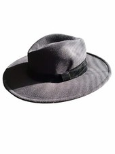 NEW, BLACK, WIDE BRIM WESTERN STYLE HAT,1-SIZE,ADULT