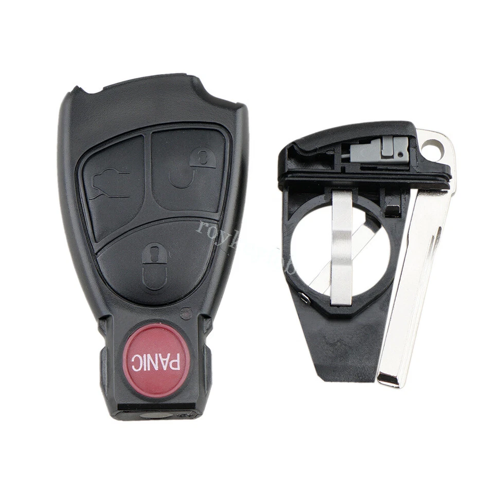 2 Replacement For Mercedes Benz S430 C E S CL CLK SL SLK Remote Key Fob Shell - Image 2 of 4