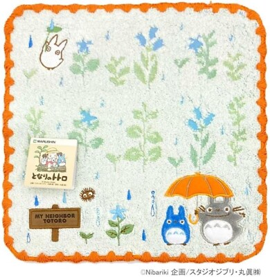 My Neighbor Totoro Hand Towel (Big Umbrella ) W25×H25cm Studio Ghibli New Japan