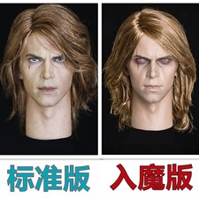 1/6 Fall in Dark Anakin Head Carving Sculpt Model Fit 12'' Figure